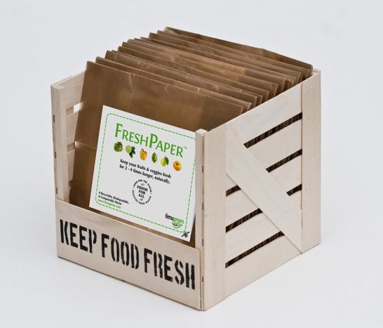 freshpaper Бумага, пропитанная специями, сохранит фрукты и овощи дольше