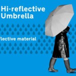 Отражающий зонтик для прогулок по ночным улицам