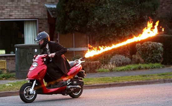 огнемёт для мотоцикла
