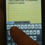 Интеллектуальная клавиатура BlindType