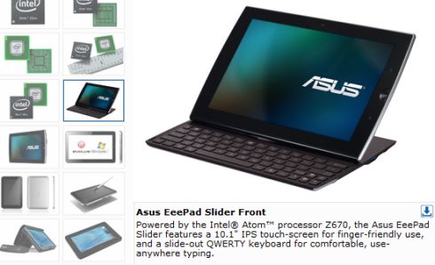 ASUS Eee Pad Slider