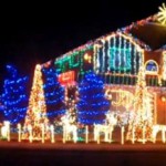 Рождественские огоньки в стиле дабстеп