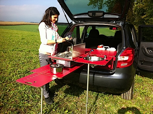 Swiss Room Box – самый маленький набор домашней утвари для машины