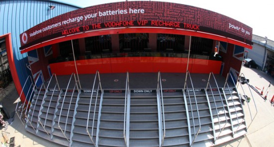 Vodafone возвращает вагон-платформу для подзарядки гаджетов