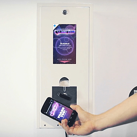 nfc-gumball Используй монеты, чтобы заплатить за приложение в автомате с «коммуникацией ближнего поля»