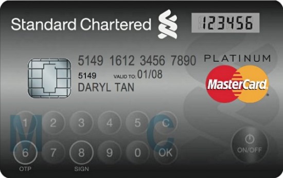 Карта MasterCard с активным дисплеем