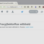 Twitter заблокировал доступ к странице «Правого сектора» на территории РФ