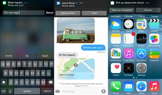 interactive notifications ios 8