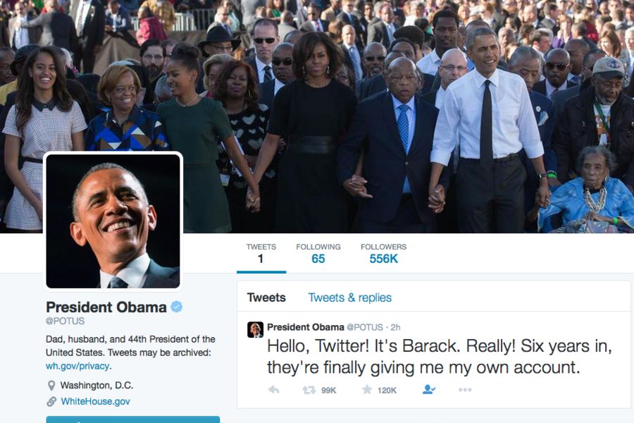 Барак Обама завел в Twitter еще один личный аккаунт