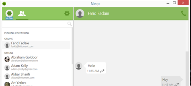 BitTorrent Bleep P2P