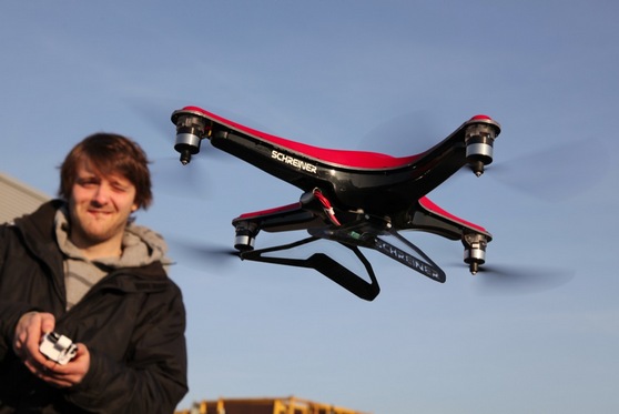 запуск коптера